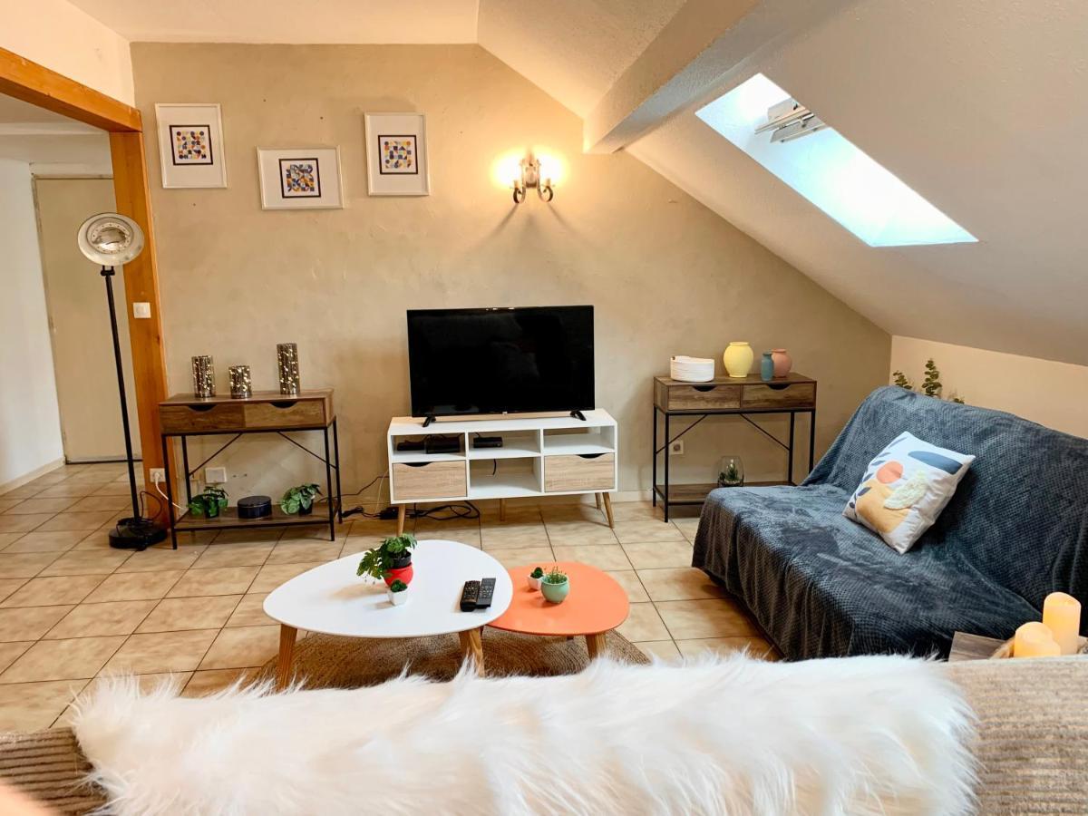 Charmant Appart Sous Toits Proche Chateau Des Ducs Chambery Bagian luar foto